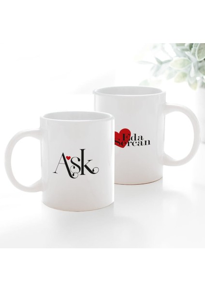 Sevgililer Gününe Özel| Kişiselleştirilebilir Sevgiliye Hediye Kupa Bardak