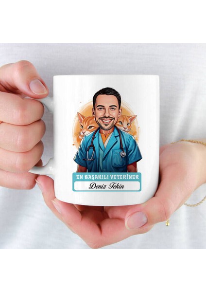 Mesleklere Özel Hediyelik|kişiselleştirilebilir Veteriner Hediye Kupa Bardak