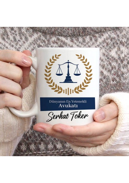 Mesleklere Özel Hediyelik|kişiselleştirilebilir Avukat Hediye Kupa Bardak