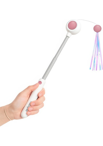 Lazerli Ayarlanabilir ve Uzayabilen Kedi Oyun Çubuğu H150
