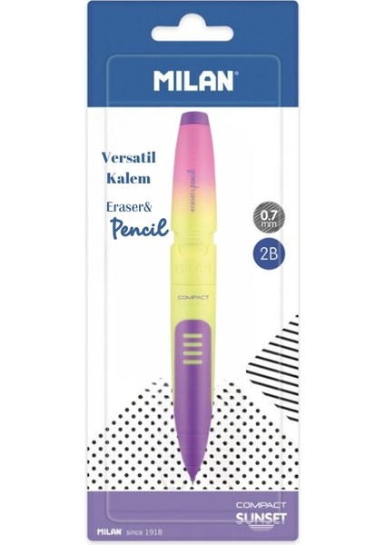 Sunset Serisi Versatil Kalem Silgili - (0.7mm)