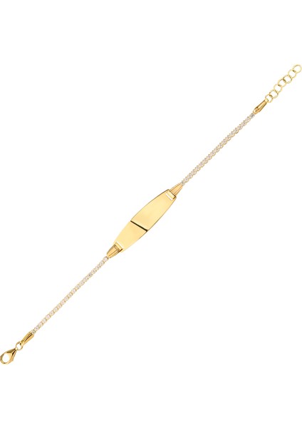 14 Ayar Altın Bebek Isimli Künye, Kişiye Özel Yeni Doğan Bebek Bilekliği modelleri