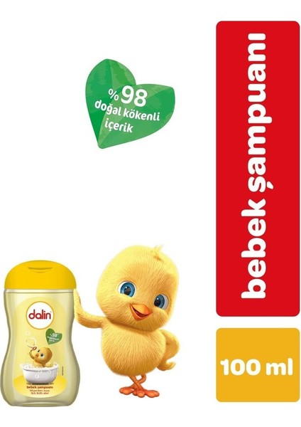 Bebek Şampuanı 100 ml – %98 Doğal Içerik – Göz Yakmayan Formül – 4 Al 3 Öde Avantaj Paketi fiyatları
