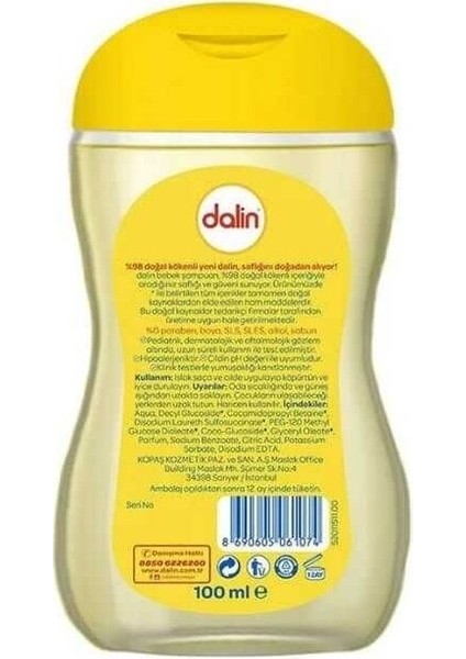 Bebek Şampuanı 100 ml – %98 Doğal Içerik – Göz Yakmayan Formül – 4 Al 3 Öde Avantaj Paketi fırsatları