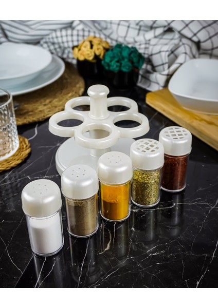 Dönebilen 5 Li Baharatlık Seti Tuzluk modelleri