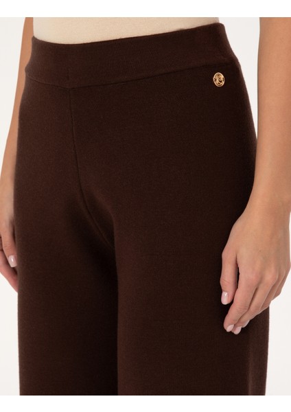 Kadın Kahverengi Loose Fit Triko Pantolon 50311588-VR029 indirimleri