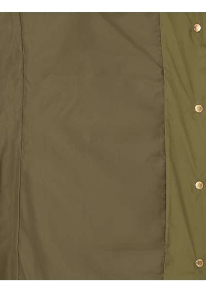Kadın Haki Regular Fit Kaban 50309051-VR027