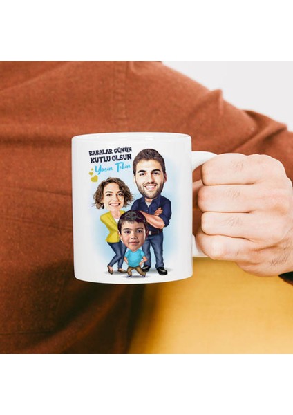 Sevgileye-Arkadaşa Özel Hediyelik|kişiselleştirilebilir Karikatür Hediye Kupa Bardak