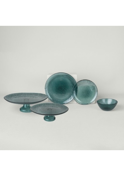 Fine Ayaklı Servis 33 cm Yeşil modelleri