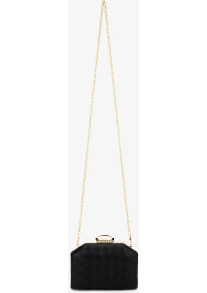 Kadın Vegan Siyah Abiye Çanta 1083 025 Bn Cnt SK25-26 Sıyah Orgu fırsatları