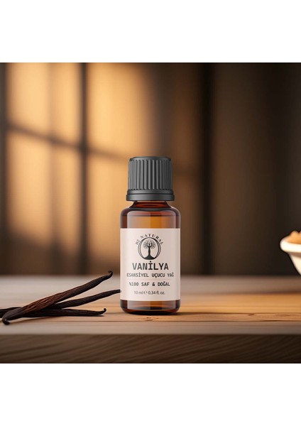 Vanilya Esansiyel Uçucu Yağ %100 Saf & Doğal 10 ml