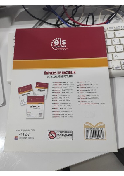 Eis Biyoloji 3 Daf Kırmızı Seri