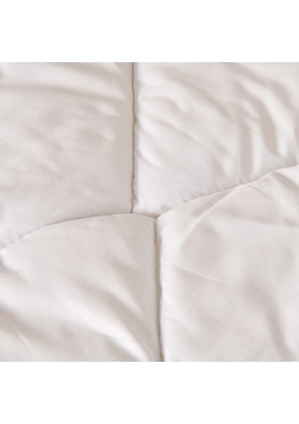 Soft Tek Kişilik Ince Microfiber Yorgan - Beyaz - 155X215 cm fiyatları