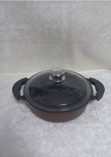 Falez Sedef Döküm 26 cm Karnıyarık Tencere Silikon Tutaçlı fırsatları