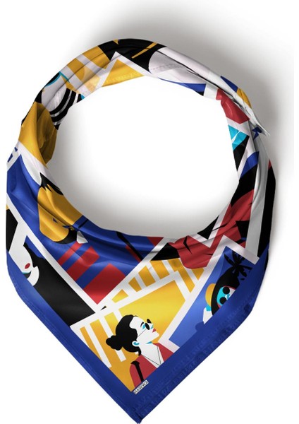 Yaz Hatırası Desenli Bandana Fular fırsatları