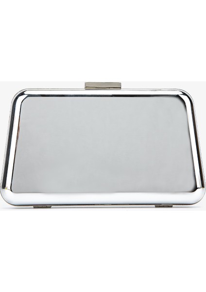 Kadın Vegan Gri Abiye Çanta 1083 027 Bn Cnt SK25-26 Gumus