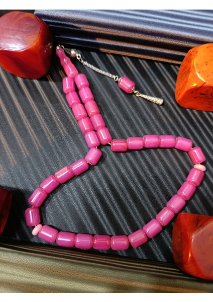 Sıkma Kehribar Tesbih Iri Boy