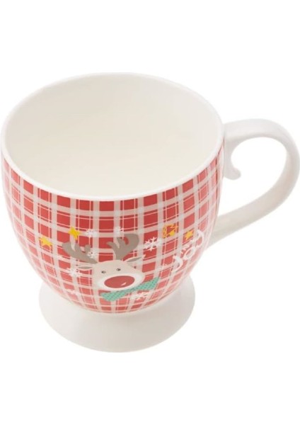 Happy New Year Büyük Geyik Desenli Mug 500 ml