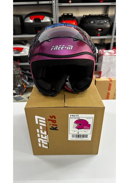 Free-M FR-205 Çocuk Yarım Kask Fuşya fiyatları