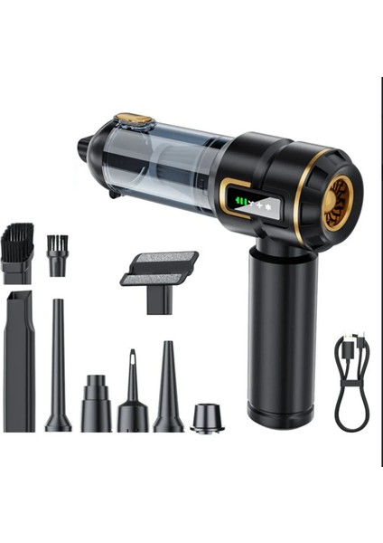 Kablosuz 3 Kademeli LED Göstergeli Süpürge