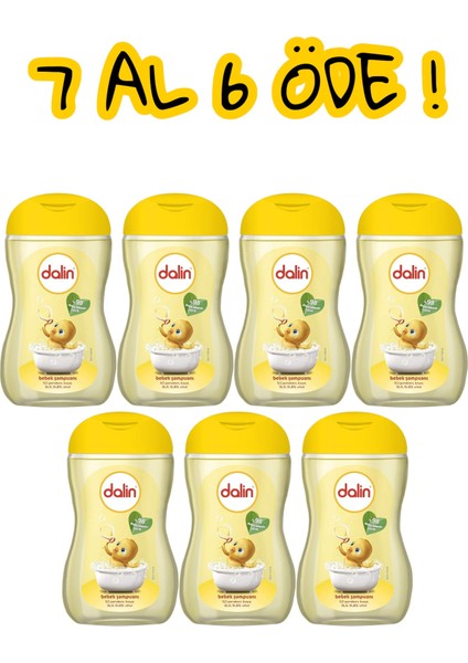 Bebek Şampuanı 100 ml – %98 Doğal Içerik – Göz Yakmayan Formül – 7 Al 6 Öde Avantaj Paketi