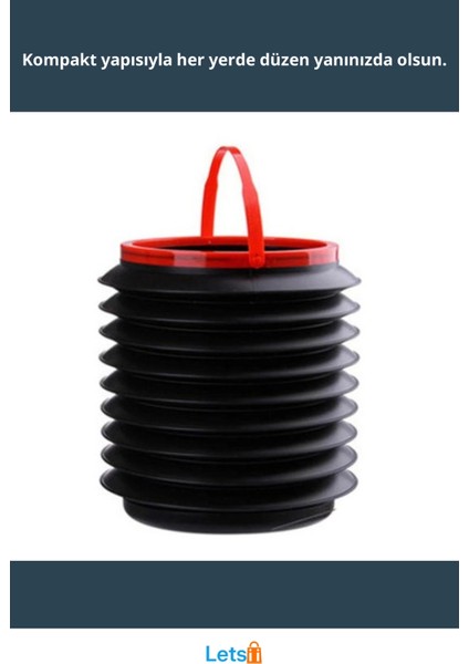 Çok Amaçlı Katlanabilir Pratik Araç Içi Kova 4 Litre fiyatları