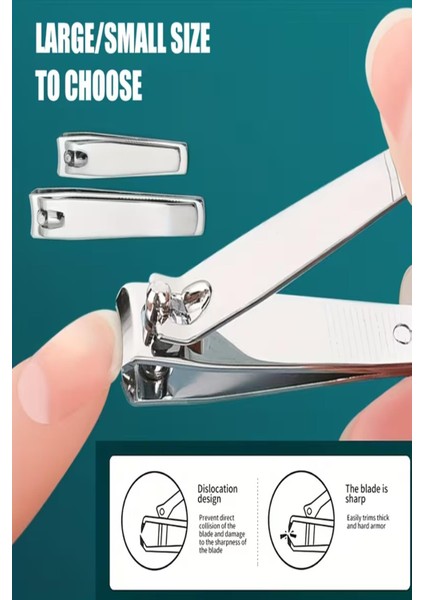 Solingen Ocean 2'li Tırnak Makası Seti Paslanmaz Çelik Tırnak Makası Paslanmaz Menikür Pedikür Seti modelleri