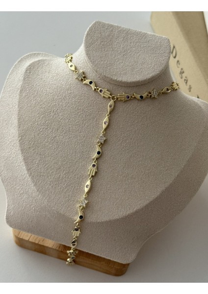 Fatma Ana Eli ve Yıldız Detay Y Kolye fiyatları