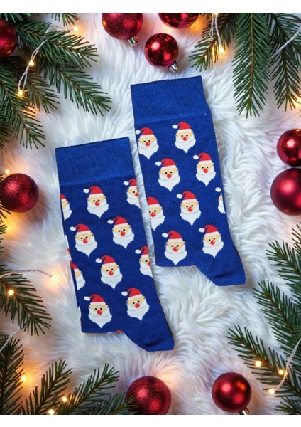 - Yılbaşı Temalı Unisex Çorap – Desenli Özel Tasarım (Hediye Paketli) modelleri