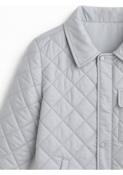 Gömlek Yaka Fermuarlı Çıtçıtlı Kapitoneli Mont fiyatları