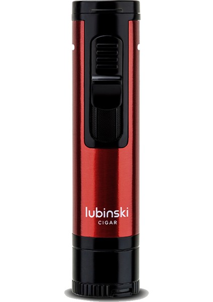 Tek Torch Sehpalı Delicili Puro Çakmağı Siyah-Kırmızı indirimleri