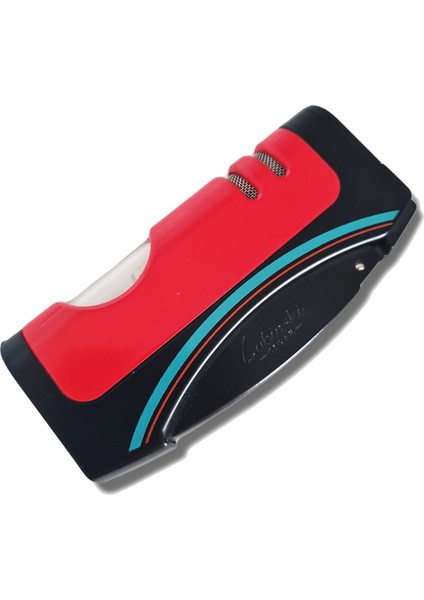 Eclipse Tek Torch Delicili Puro Çakmağı Kırmızı-Siyah