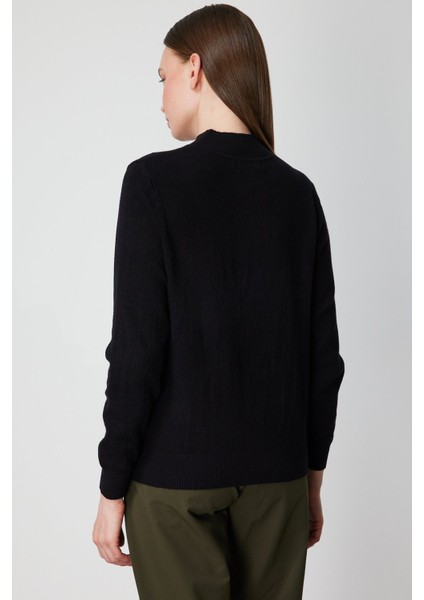 Yakası Tül Detaylı Pamuklu Triko Kazak 60342-26K indirimleri