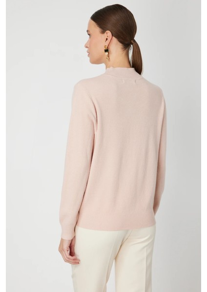 Yakası Tül Detaylı Pamuklu Triko Kazak 60342-26K indirimleri