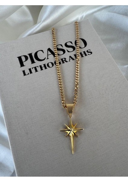 Gold Renk Kutup Yıldızı Kolye fiyatları