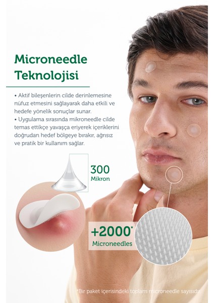 Microneedle Teknolojili Akne Patch, Akne Karşıtı Yama, Mikroiğneli Bant, 9 Adet fırsatları