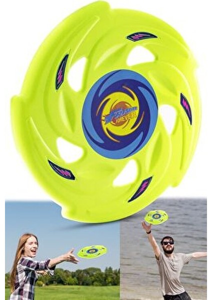 3'lü Paket Frizbi Fırlatma Diski 24 cm Plaj ve Kumsal İçin Dayanıklı Oyuncak