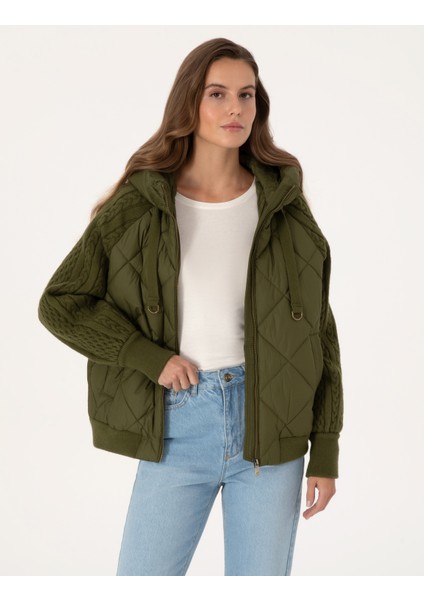 Kadın Haki Mont 50309022-VR027