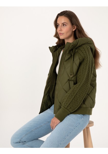 Kadın Haki Mont 50309022-VR027 modelleri