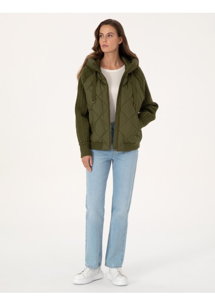 Kadın Haki Mont 50309022-VR027 fırsatları