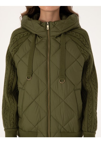 Kadın Haki Mont 50309022-VR027