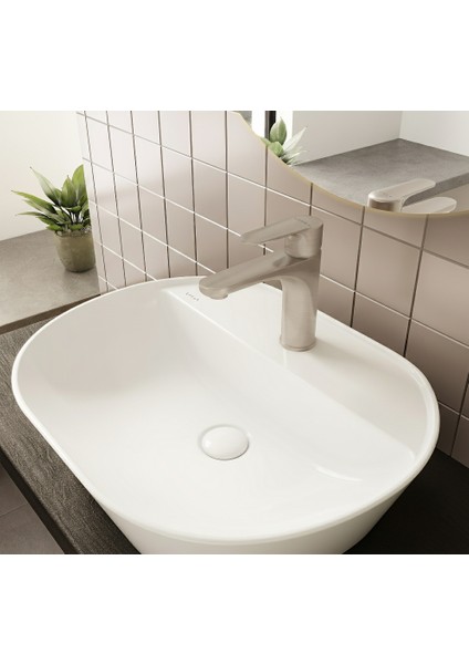Geo 7428B003-0041 Oval Çanak Lavabo, 55 cm, Beyaz modelleri
