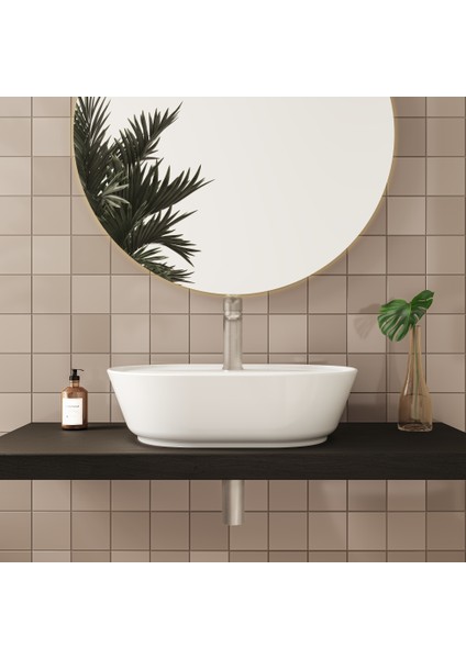 Geo 7428B003-0041 Oval Çanak Lavabo, 55 cm, Beyaz fırsatları