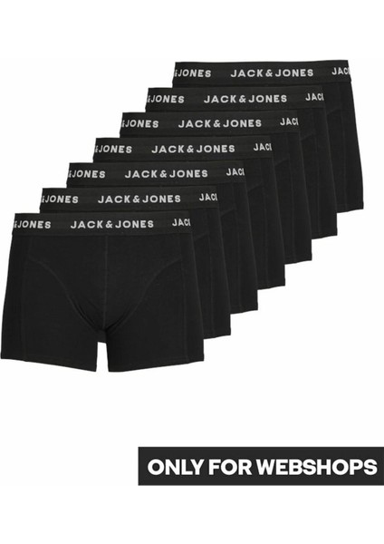 Jack Jones 7 Li Paket Büyük Beden Erkek Boxer 12273977