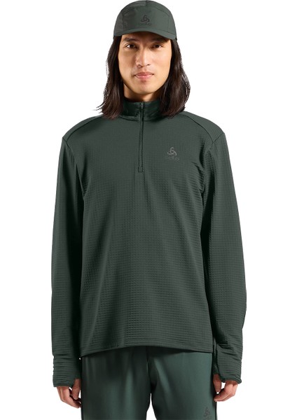 Essential Thermal Mid Layer 1/2 Zip Erkek Yeşil Içlik Üst