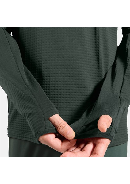Essential Thermal Mid Layer 1/2 Zip Erkek Yeşil Içlik Üst fırsatları