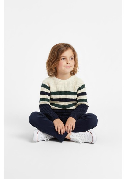 Çizgili Triko Kazak Pantolon Takım fiyatları