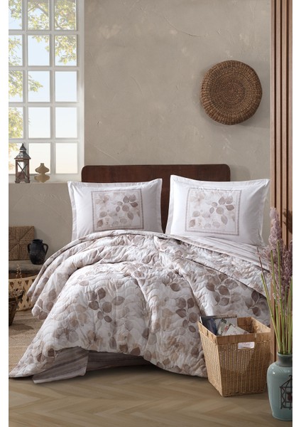 Ranforce %100 Pamuk Çift Kişilik Dört Mevsim Set Semeran