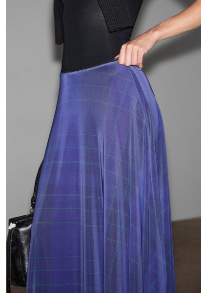 Been Kadın Esnek Yumuşak ve Baskılı Kumaşlı Astarlı Çok Renkli Etek indirimleri