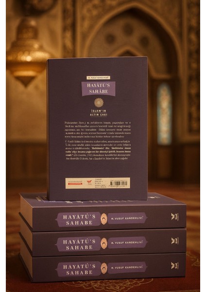 Hayatüs Sahabe M.yusuf Kandehlevi 4 Cilt Takım Sahabelerin Hayatı 2025 Özel Baskı modelleri